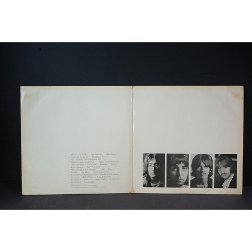 50 - Vinyl - The Beatles White Album Stereo No.0113852 side opener.  No inserts, replacement inners. Vg-