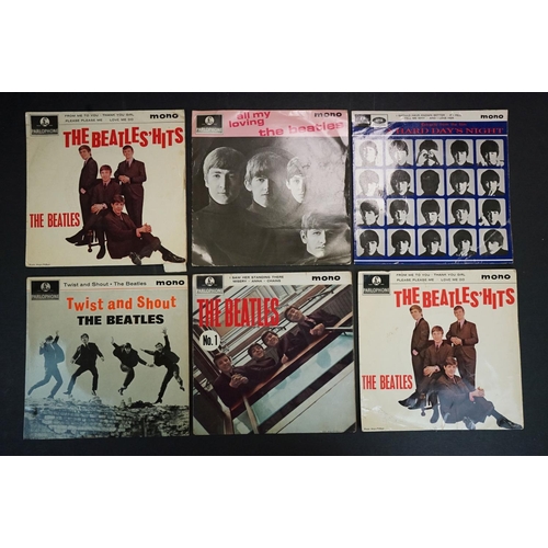 53 - Vinyl - The Beatles 13 EP's with some duplication to include Movie Medley, Nowhere Man (no outer sle... 