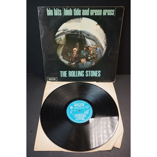 59 - Vinyl - The Rolling Stones 5 copies of Big Hits (High Tide & Green Grass) various pressings.  All ha... 