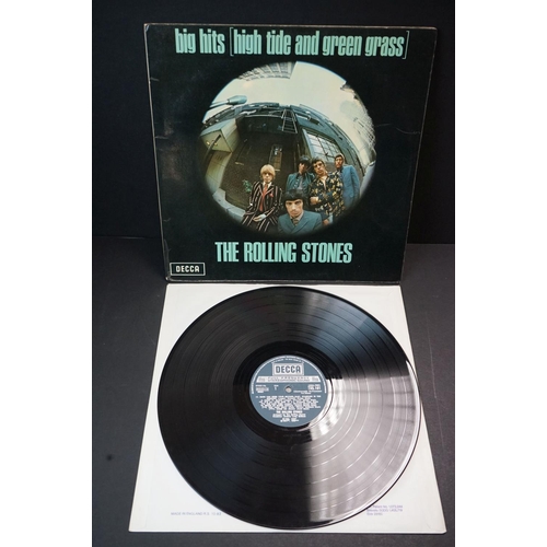 59 - Vinyl - The Rolling Stones 5 copies of Big Hits (High Tide & Green Grass) various pressings.  All ha... 