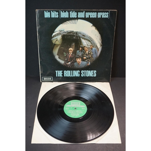 59 - Vinyl - The Rolling Stones 5 copies of Big Hits (High Tide & Green Grass) various pressings.  All ha... 