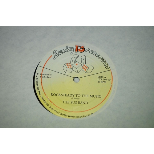 312 - Vinyl - Reggae / Rocksteady / Ska - The SUS Band - 5 dead stock copies of Rocksteady To The Music / ... 