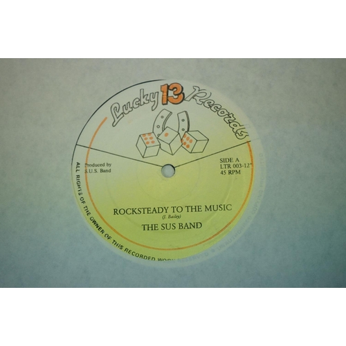 312 - Vinyl - Reggae / Rocksteady / Ska - The SUS Band - 5 dead stock copies of Rocksteady To The Music / ... 