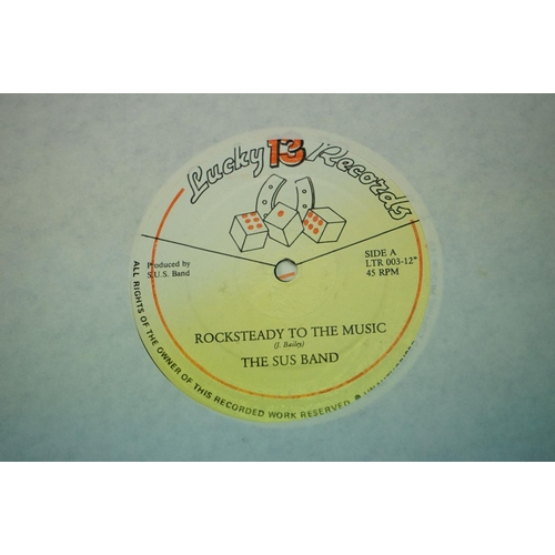 312 - Vinyl - Reggae / Rocksteady / Ska - The SUS Band - 5 dead stock copies of Rocksteady To The Music / ... 