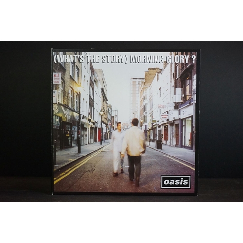 14 - Vinyl - Oasis What's The Story Morning Glory? 2014 reissue on Big Brother RKIDLP73.  Gatefold foldou... 