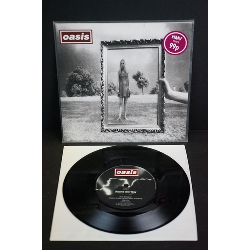 15 - Vinyl - Oasis Standing On The Shoulder Of Giants LP on Big Brother RKIDLP 002.  Gatefold sleeve is E... 