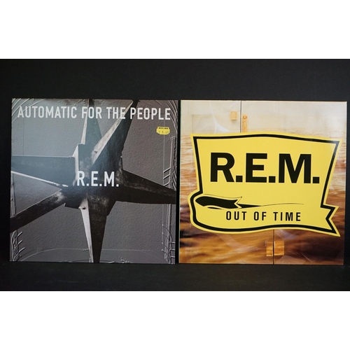 16 - Vinyl - 2 REM LP's to include Automatic For The People (WX 488) and Out Of Time (WX 404).  Both Slee... 