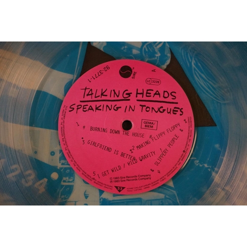 38 - Vinyl - Talking Heads Speaking In Tongues 1983 US pressing ltd edition gimmix cover with coloured/cl... 