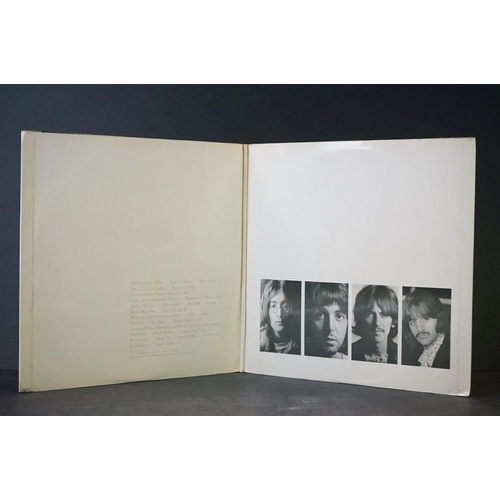 3 - Vinyl - The Beatles White Album No. 0383738 Stereo top loader with black inners, lyric insert and 4 ... 