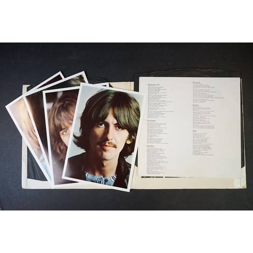 3 - Vinyl - The Beatles White Album No. 0383738 Stereo top loader with black inners, lyric insert and 4 ... 