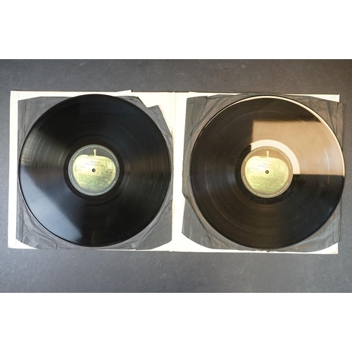 3 - Vinyl - The Beatles White Album No. 0383738 Stereo top loader with black inners, lyric insert and 4 ... 