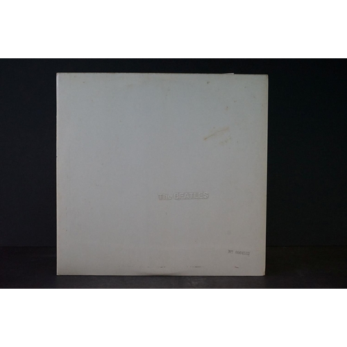 5 - Vinyl - The Beatles White Album PMC 7067 mono top opener No. 0004532.  Sleeve has discolouration and... 