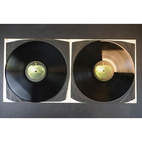 5 - Vinyl - The Beatles White Album PMC 7067 mono top opener No. 0004532.  Sleeve has discolouration and... 