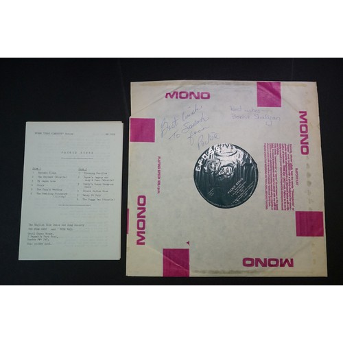 199A - Vinyl - Packie Byrne Self Titled on EFDSS Records LP1009 mono reissue with signed inner sleeve and i... 