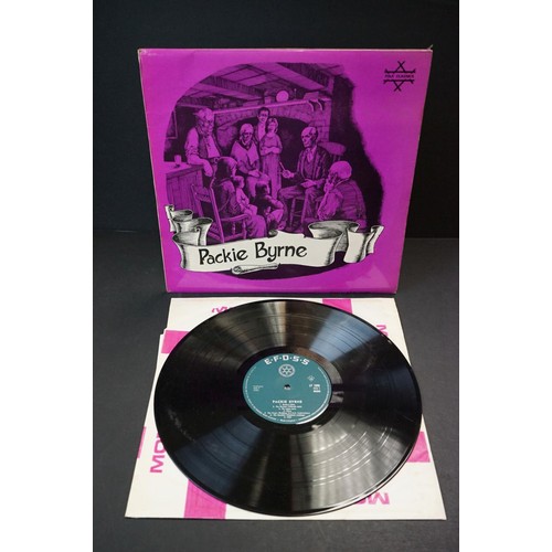 199A - Vinyl - Packie Byrne Self Titled on EFDSS Records LP1009 mono reissue with signed inner sleeve and i... 