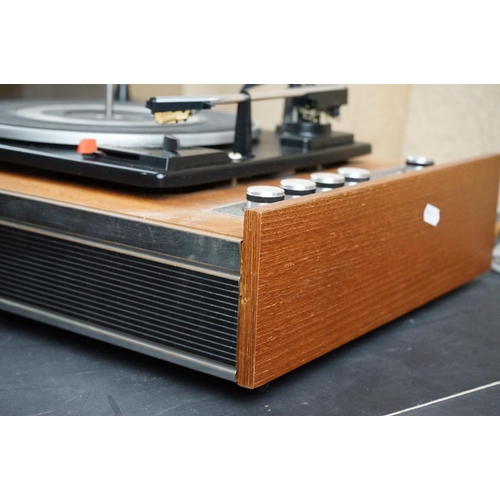 1 - Two Garrard turntables / record decks, to include Garrard Direct Drive DD75 & Deccasound 613, both u... 