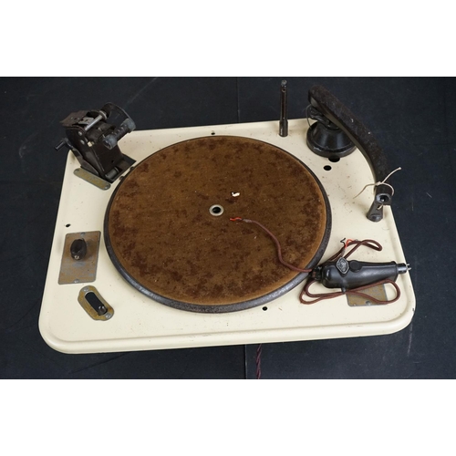 14 - Two vintage Garrard turntable / record decks, to include Model R.C. 80 M & Model 4-S.P. together wit... 