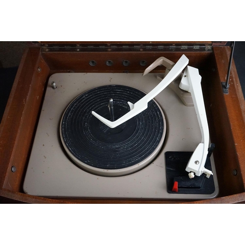 18 - Pye BlackBox record player with Garrard turntable, together within another wood case player with Gar... 