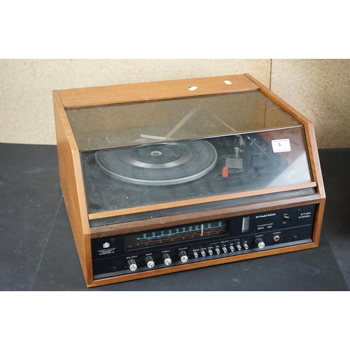 2 - Two Garrard turntables / record decks, to include Dynatron HFC31A & Hacker Centurion GA 500, both un... 