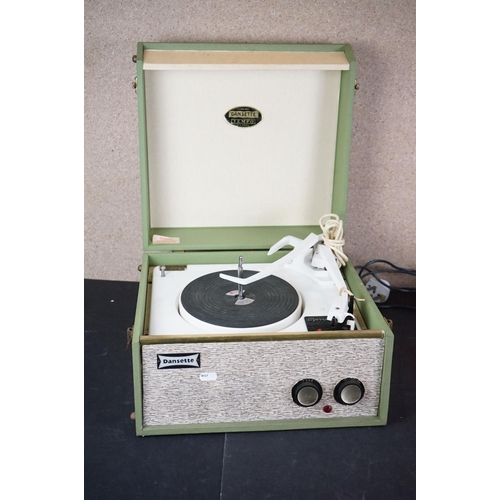 20 - Three vintage record players, to include HMV 2012 Garrard Model 2000, Dansette Tempo Garrard Autosli... 