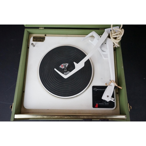 20 - Three vintage record players, to include HMV 2012 Garrard Model 2000, Dansette Tempo Garrard Autosli... 