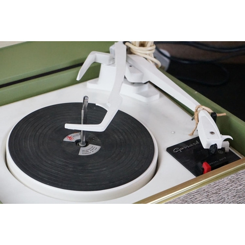 20 - Three vintage record players, to include HMV 2012 Garrard Model 2000, Dansette Tempo Garrard Autosli... 