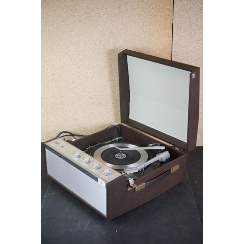 20 - Three vintage record players, to include HMV 2012 Garrard Model 2000, Dansette Tempo Garrard Autosli... 