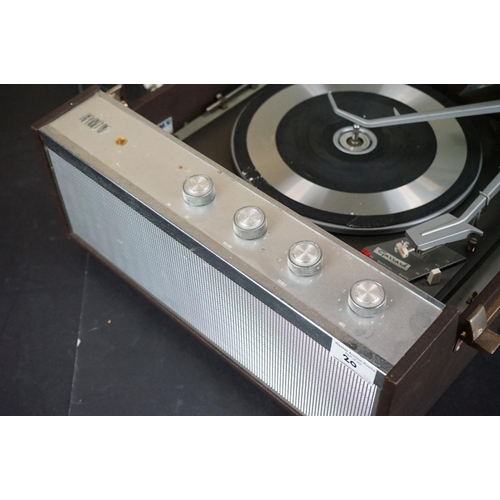 20 - Three vintage record players, to include HMV 2012 Garrard Model 2000, Dansette Tempo Garrard Autosli... 