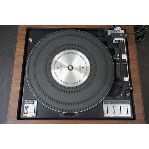 21 - Three Garrard turntables / record decks, to include SL 75 B in original packaging, Deccasound 613 Ga... 