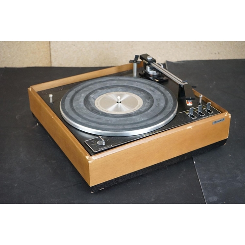 21 - Three Garrard turntables / record decks, to include SL 75 B in original packaging, Deccasound 613 Ga... 