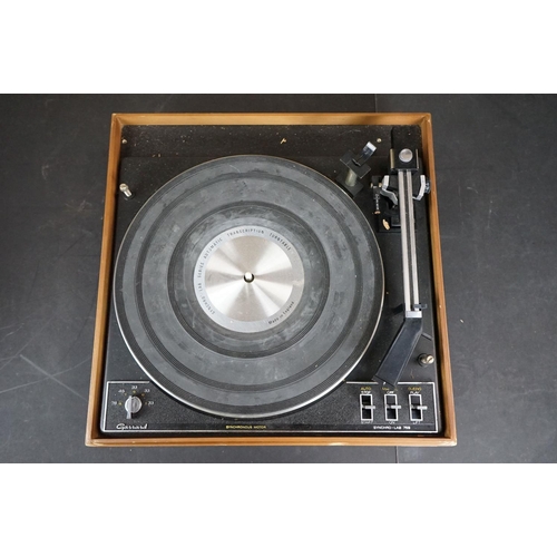 21 - Three Garrard turntables / record decks, to include SL 75 B in original packaging, Deccasound 613 Ga... 