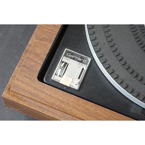 21 - Three Garrard turntables / record decks, to include SL 75 B in original packaging, Deccasound 613 Ga... 