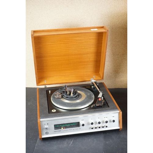 23 - Three vintage record players, to include Ferguson 3006 Garrard turntable Model 50, Hacker Centurion ... 