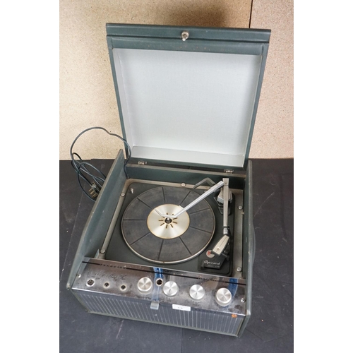 23 - Three vintage record players, to include Ferguson 3006 Garrard turntable Model 50, Hacker Centurion ... 