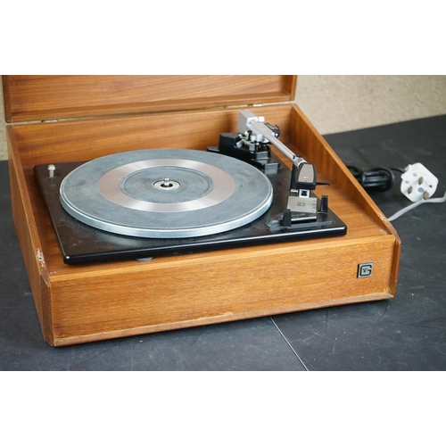 23 - Three vintage record players, to include Ferguson 3006 Garrard turntable Model 50, Hacker Centurion ... 