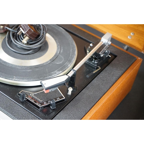 23 - Three vintage record players, to include Ferguson 3006 Garrard turntable Model 50, Hacker Centurion ... 