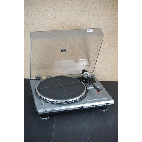 25 - Three Garrard turntables / record decks, to include D 200 Semi-Automatic Direct Drive, DD 455 Fully ... 