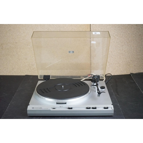 25 - Three Garrard turntables / record decks, to include D 200 Semi-Automatic Direct Drive, DD 455 Fully ... 