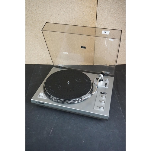 25 - Three Garrard turntables / record decks, to include D 200 Semi-Automatic Direct Drive, DD 455 Fully ... 