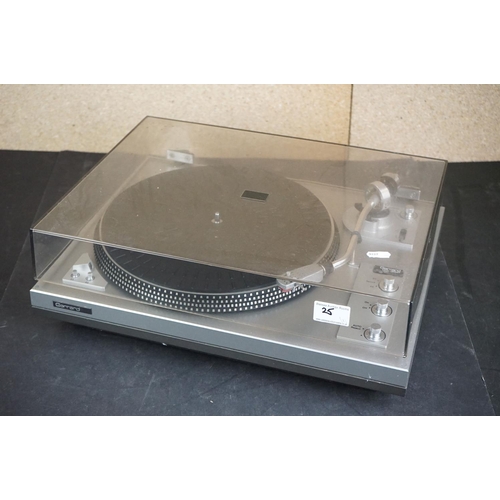 25 - Three Garrard turntables / record decks, to include D 200 Semi-Automatic Direct Drive, DD 455 Fully ... 