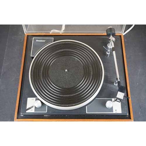 26 - Three turntables / record decks, to include Garrard AP 75, Garrard DD 75 Direct Drive & Connoisseur ... 