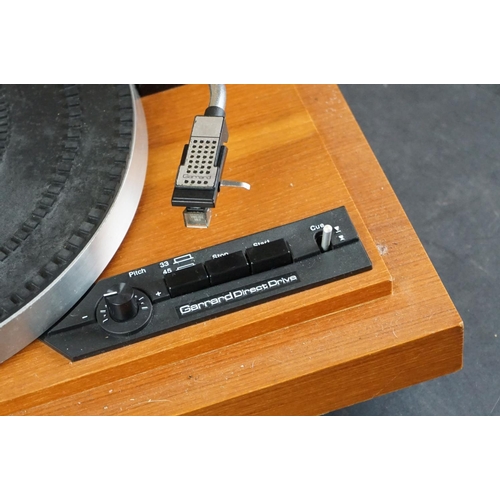 26 - Three turntables / record decks, to include Garrard AP 75, Garrard DD 75 Direct Drive & Connoisseur ... 