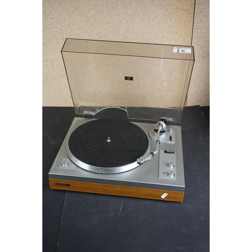 31 - Three turntables / record decks, to include Sony HMP-40 with Garrard SP 25 Mk IV turntable, Garrard ... 