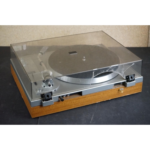 31 - Three turntables / record decks, to include Sony HMP-40 with Garrard SP 25 Mk IV turntable, Garrard ... 