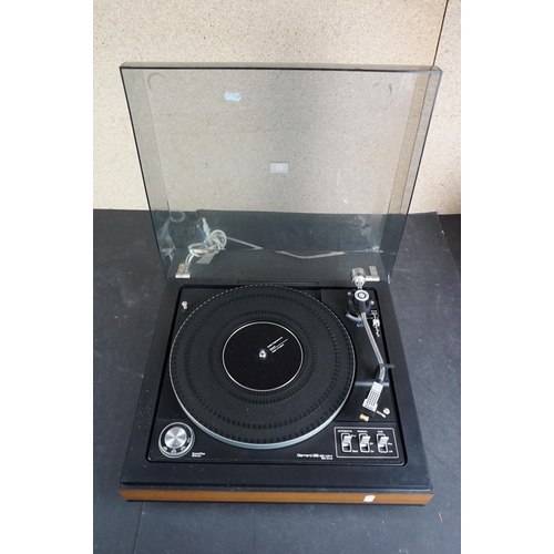 31 - Three turntables / record decks, to include Sony HMP-40 with Garrard SP 25 Mk IV turntable, Garrard ... 