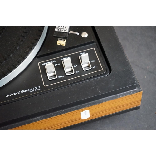 31 - Three turntables / record decks, to include Sony HMP-40 with Garrard SP 25 Mk IV turntable, Garrard ... 