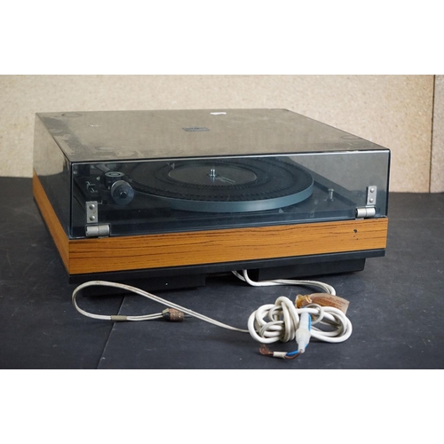 31 - Three turntables / record decks, to include Sony HMP-40 with Garrard SP 25 Mk IV turntable, Garrard ... 