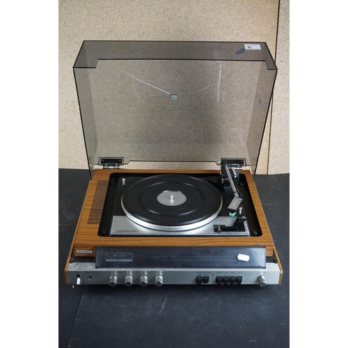 31 - Three turntables / record decks, to include Sony HMP-40 with Garrard SP 25 Mk IV turntable, Garrard ... 