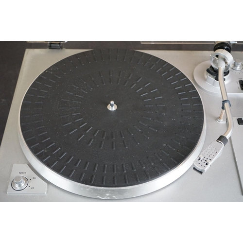 31 - Three turntables / record decks, to include Sony HMP-40 with Garrard SP 25 Mk IV turntable, Garrard ... 