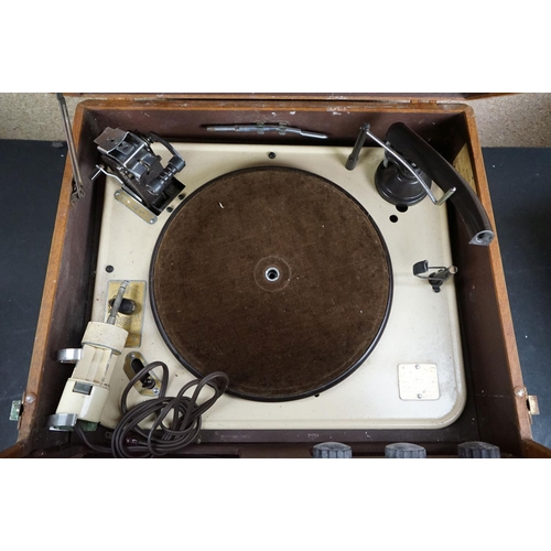 7 - Three vintage record players, to include a Garrard Dansette Tempo, an Alba & a Garrard R.C. 80, all ... 